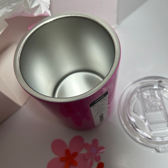 Cockcicle Coffee Mug in Miami Pink (Discontinued Color!) with clear lid - Picture 2 of 3
